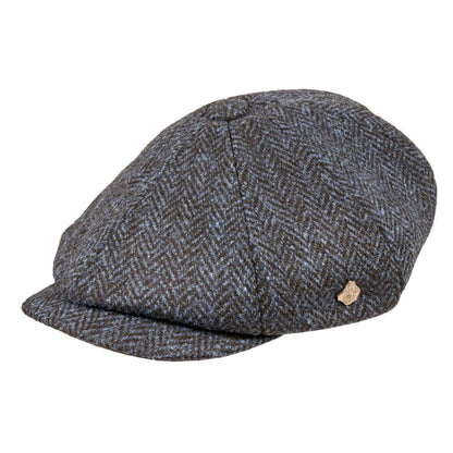 Carloway Peaky Blinders Harris Tweed Black/Marine