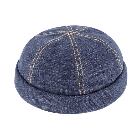 Docker Colin Linen Jeans Blue