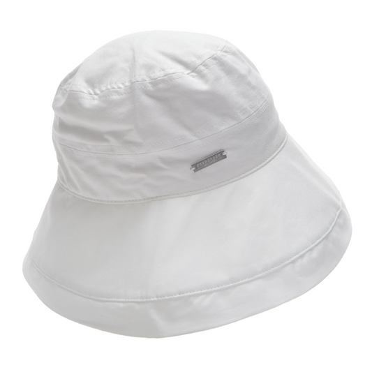 Chambray Cloche White