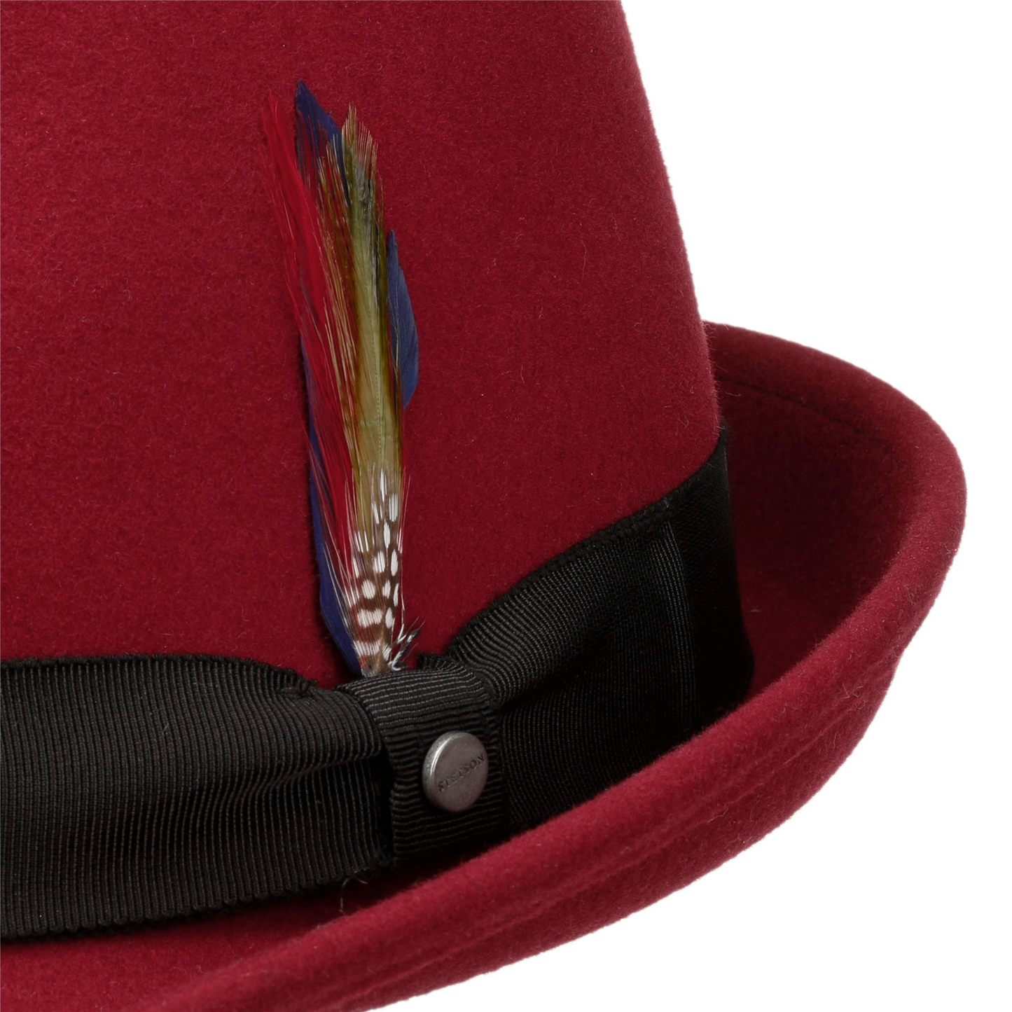 Elkader Fedora Woolfelt Dark Chili