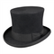 Flosshatt Ascot 14 cm Black