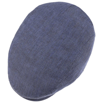 Driver Cap Linen Jeans Blue