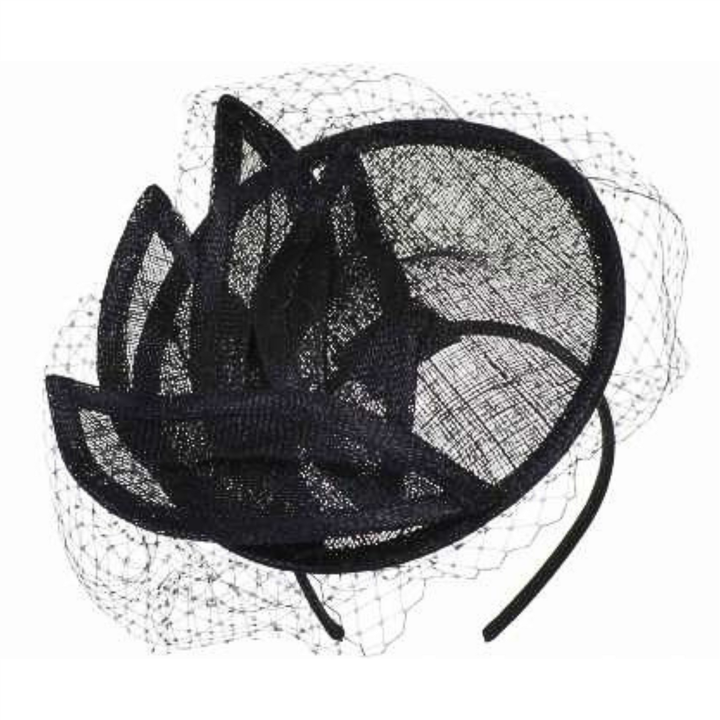 Belinda Fascinator Black