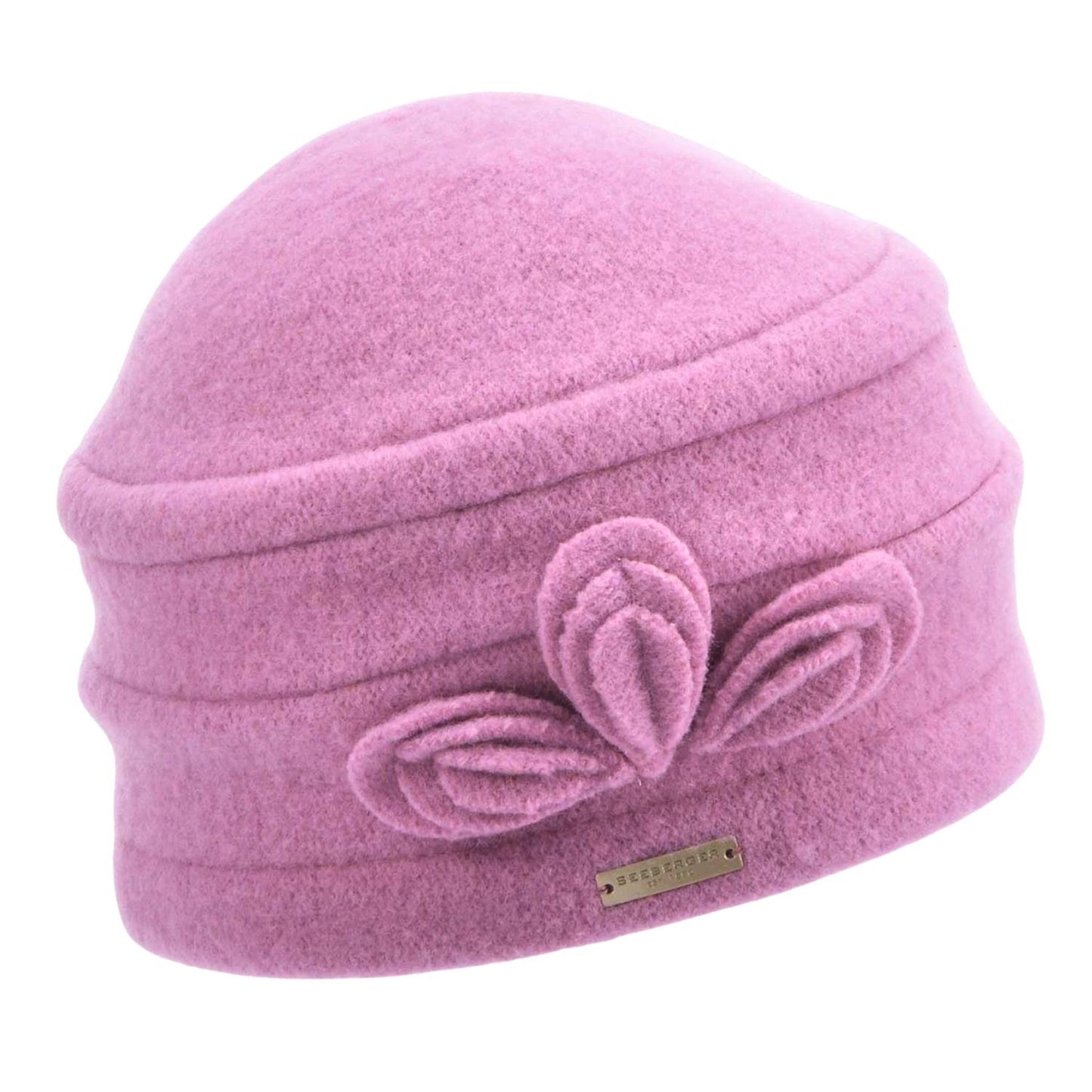 Boiled Wool Toque Rosewood