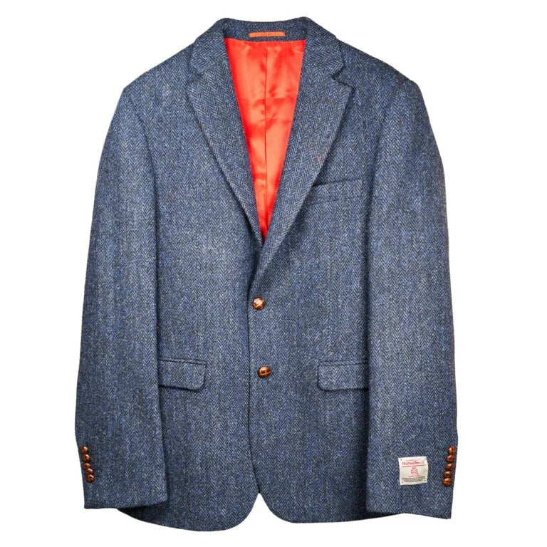Dressjakke Lewis Harris Tweed Navy
