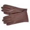 Leather Finger Gloves Nut Brown