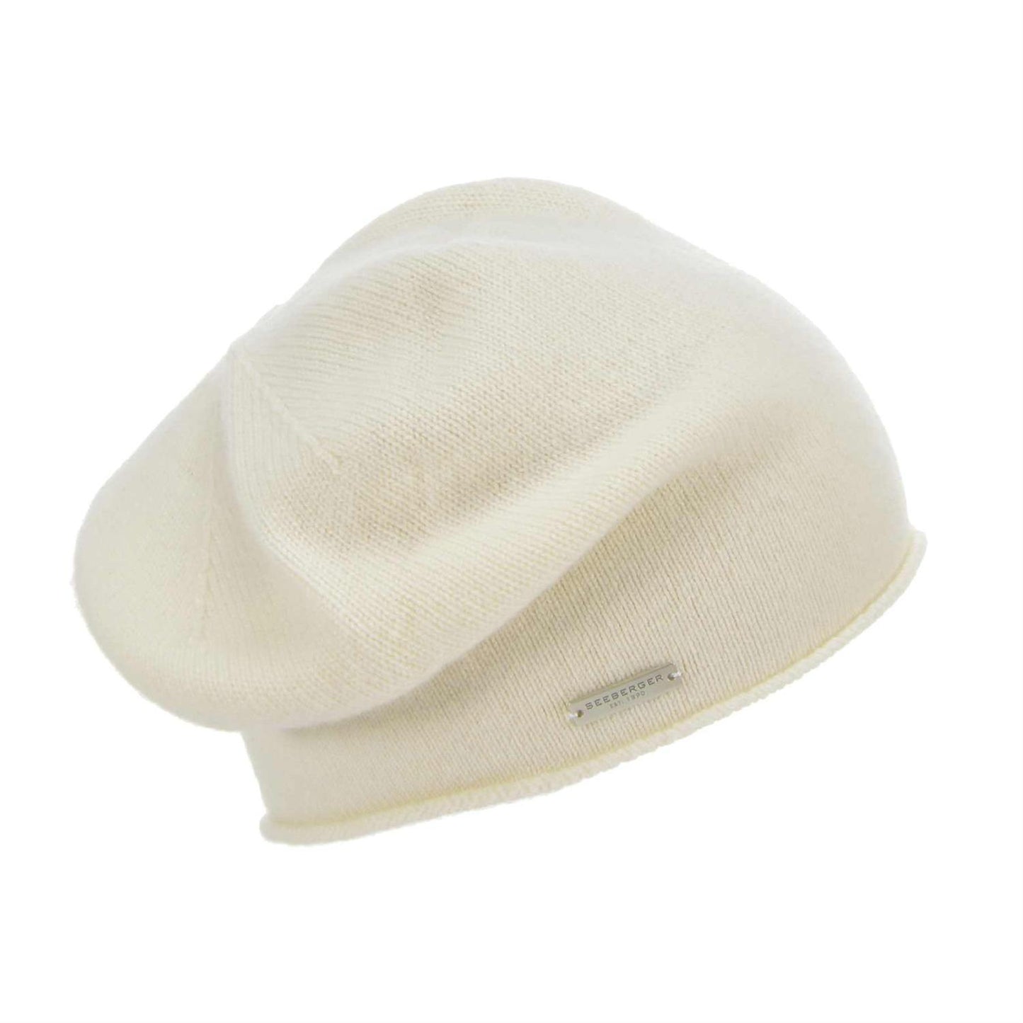 Cashmere Beret Lue Off-White