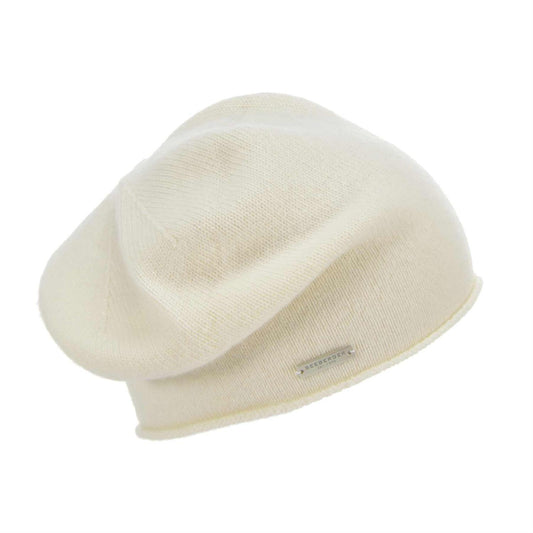 Cashmere Beret Lue Off-White