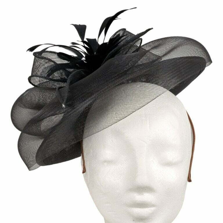 Solveig Fascinator Black