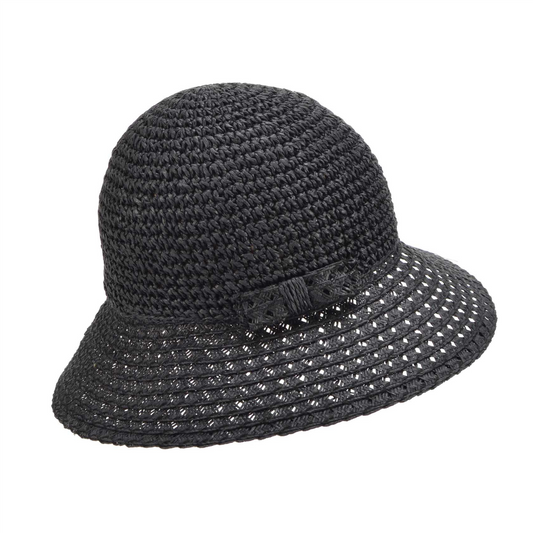 Blossom Paper Crochet Black