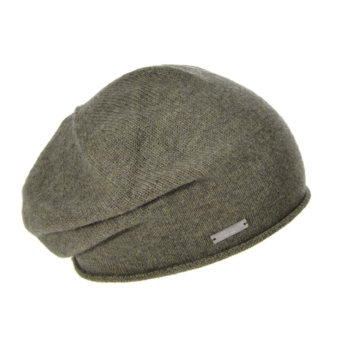 Cashmere Beret Lue Khaki