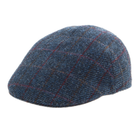 Dakota Harris Tweed Wool Blue
