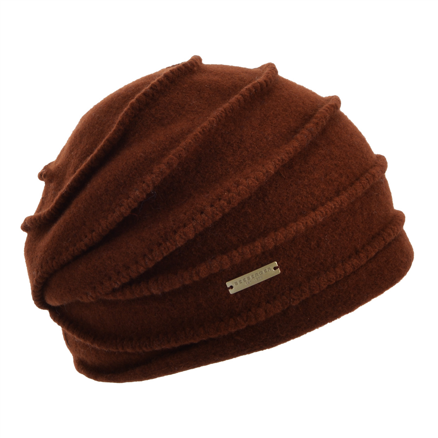 Boiled Wool Veyra Nutmeg Brown