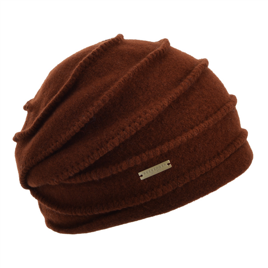 Boiled Wool Veyra Nutmeg Brown
