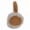 Paloma Earmuffs Camel/Off-white