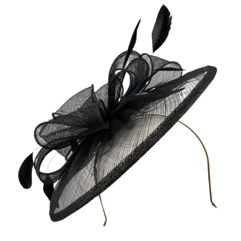 Hermine Fascinator Black