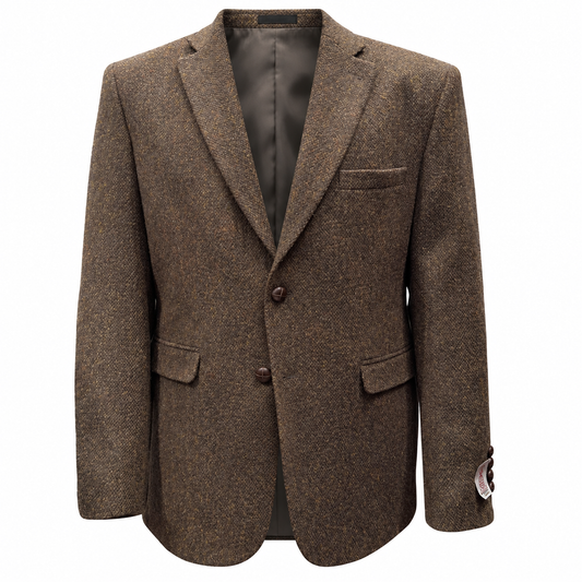 Dressjakke Harris Tweed Barleycorn Brown
