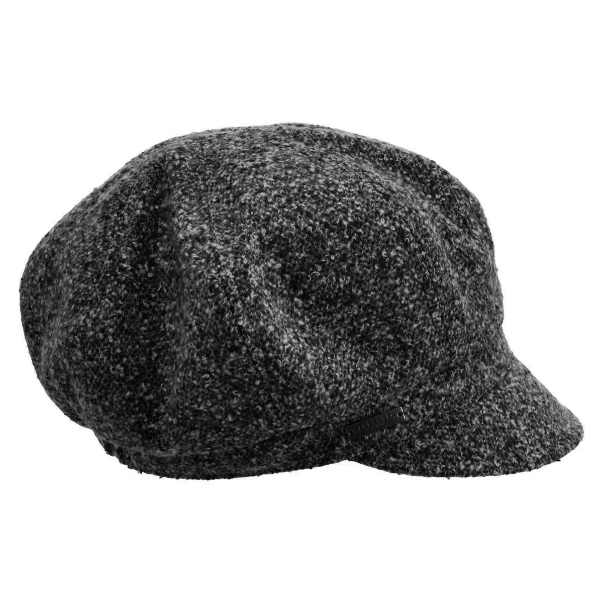 Balloon Cap Tweed Black/White