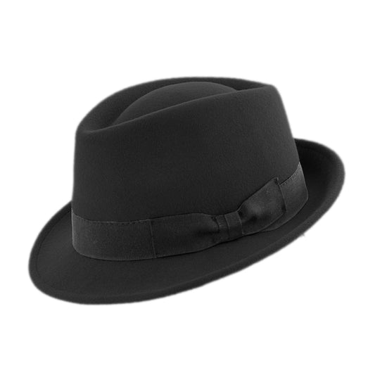 Trilby Woolfelt Black