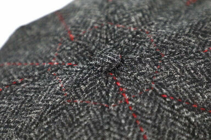 Baker Boy Cap i Shetland Wool Anthracite