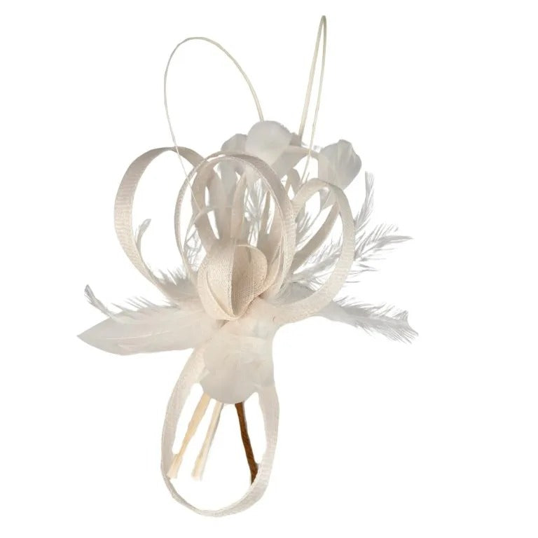 Erin Fascinator White