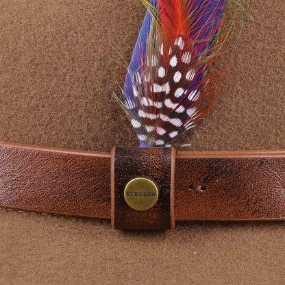 Laredo Western Woolfelt Brown