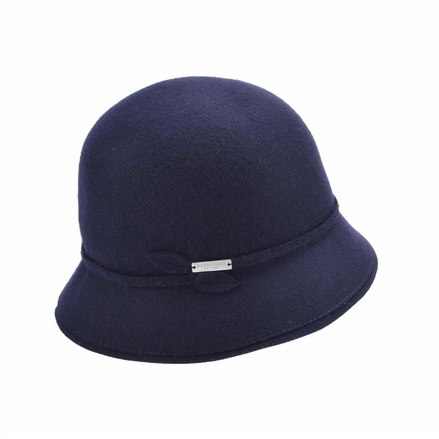 Woolfelt Cloche Modena Marine Blue