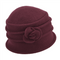 Cloche Spring April Burgundy Red