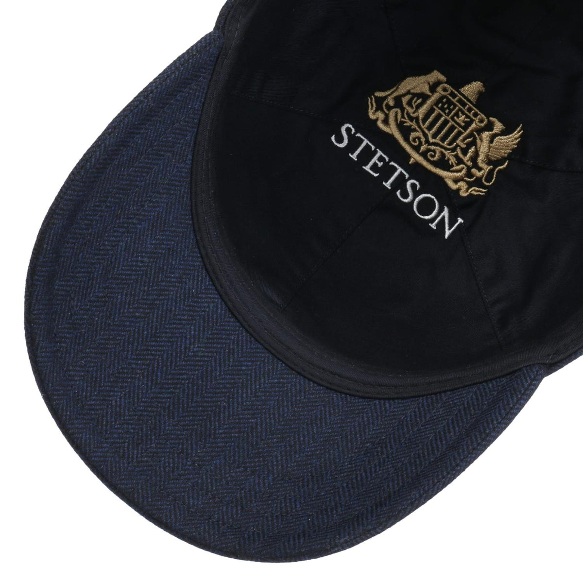 Baseball Cap Wool/Casmere/Silk Blue