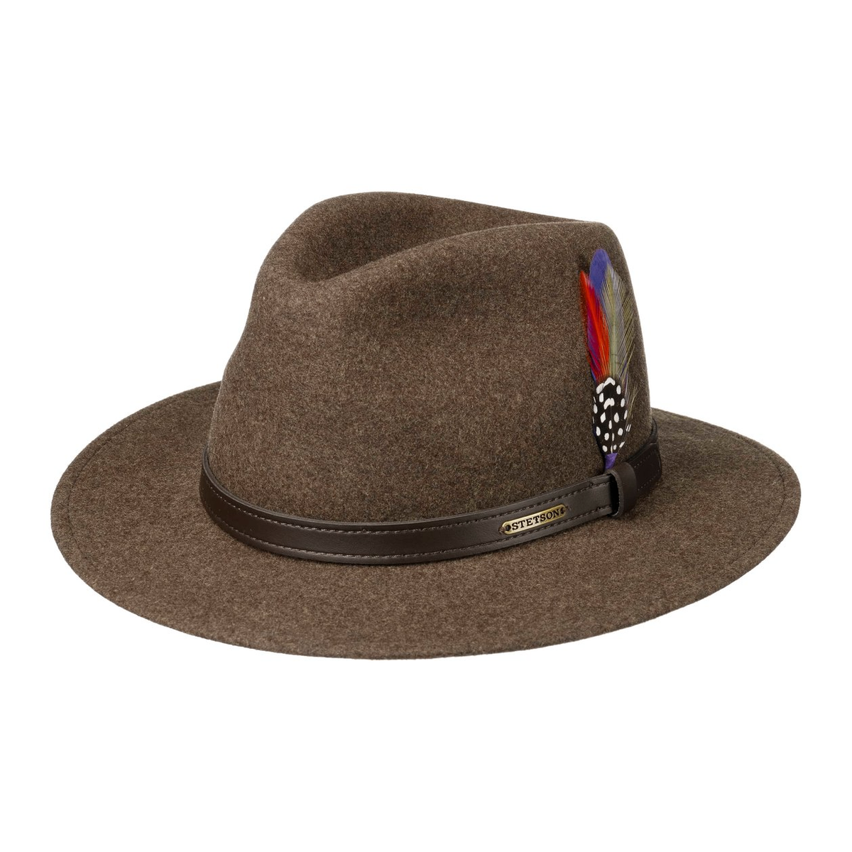 Traveller Woolfelt Mix Dark Brown