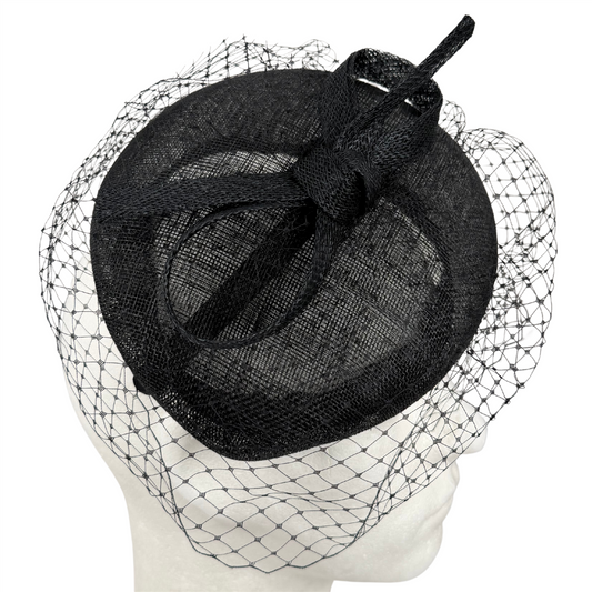 Seeberger Fascinator Josephine Black