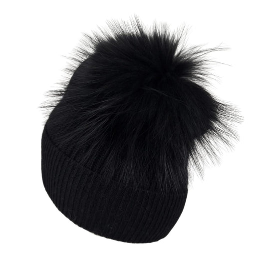 Cashmere Beanie Beate Black