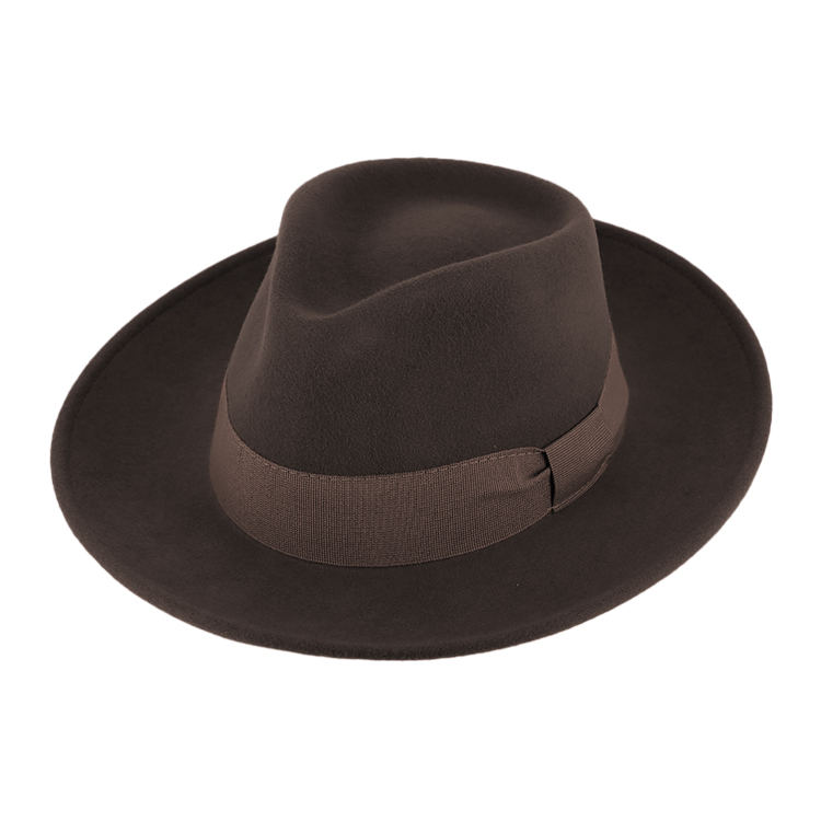 Fedora Woolfelt Crushable Brown