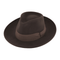 Fedora Woolfelt Crushable Brown