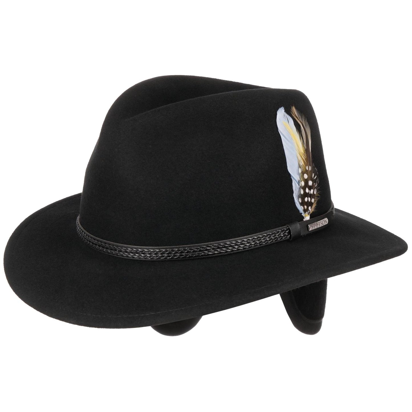 Traveller Vitafelt Earflaps Black