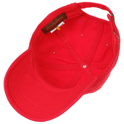 Rector Baseball Cap Cotton Red