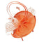 Beth Fascinator Persimmon