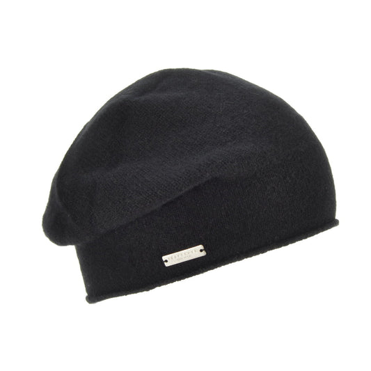 Cashmere Beret Lue Black