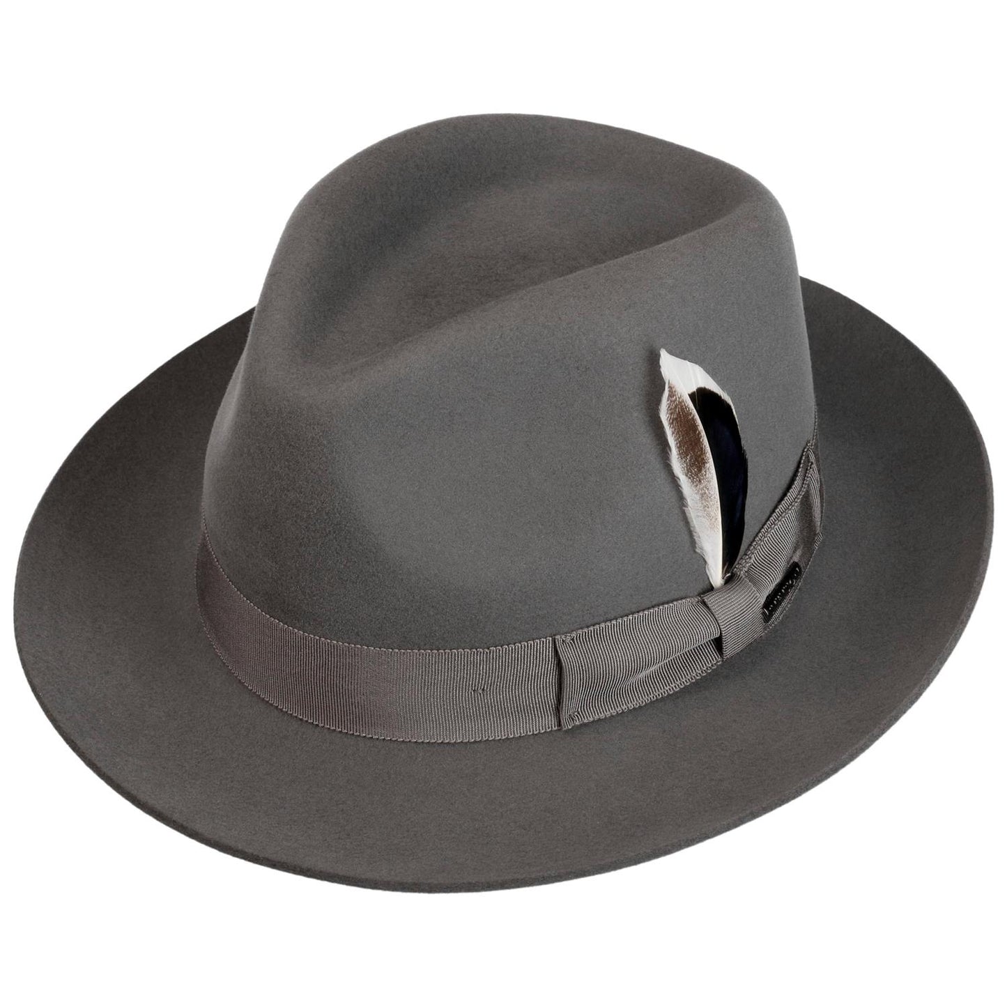 Classic Fedora Woolfelt Smoke Grey