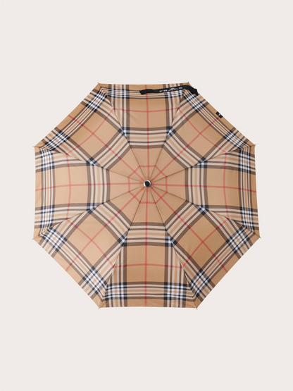 Umbrella Jumbo  Compact Automatic Plaid Pattern
