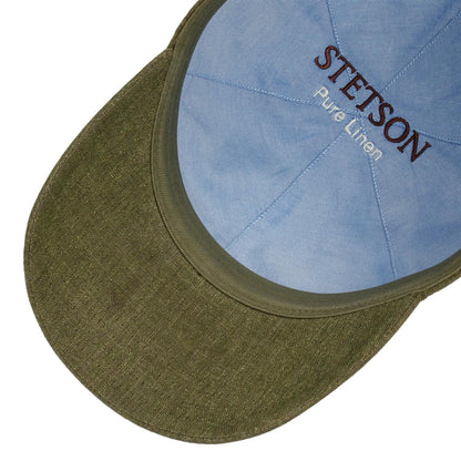 Baseball Cap Linen Olive
