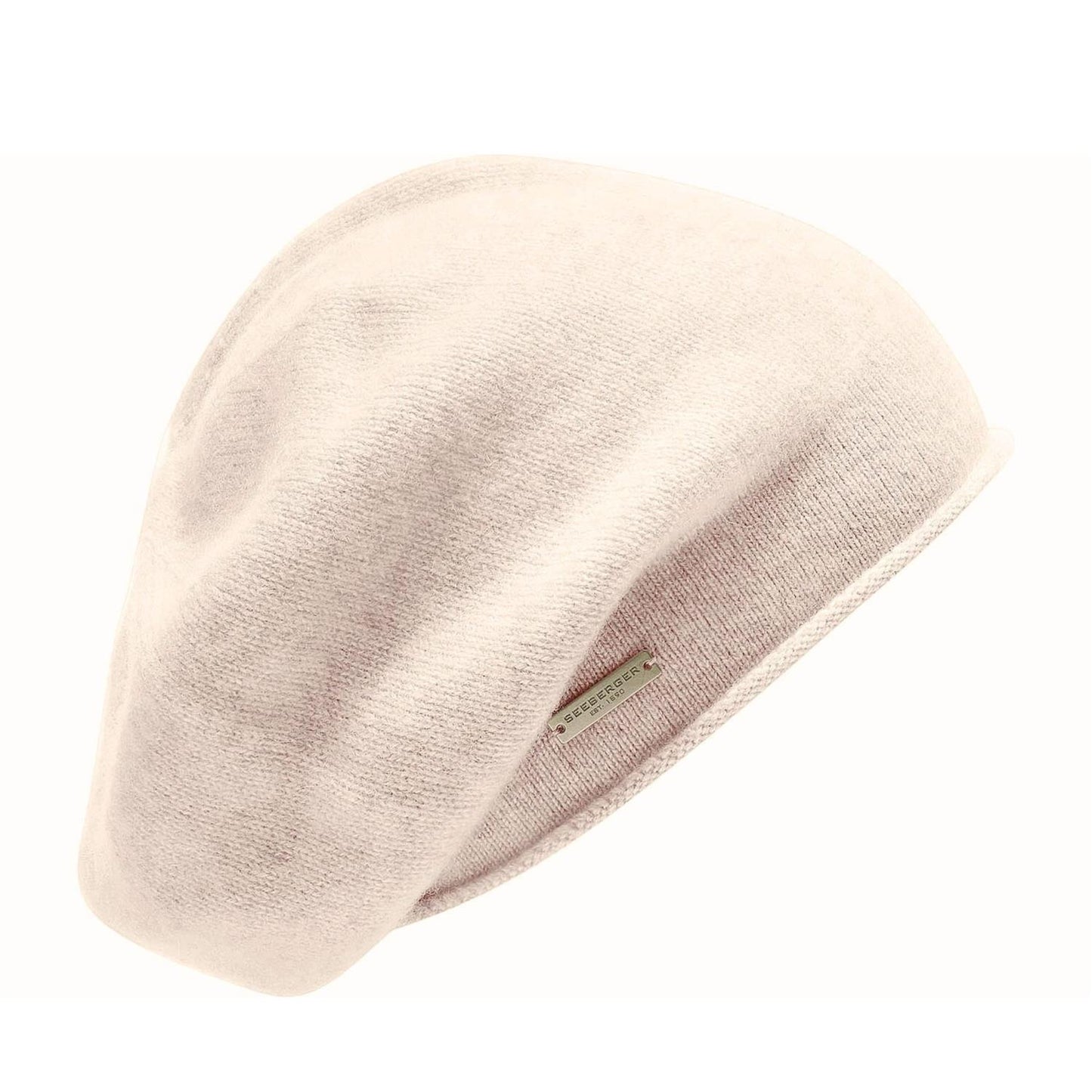 Cashmere Beret Lue Pebble