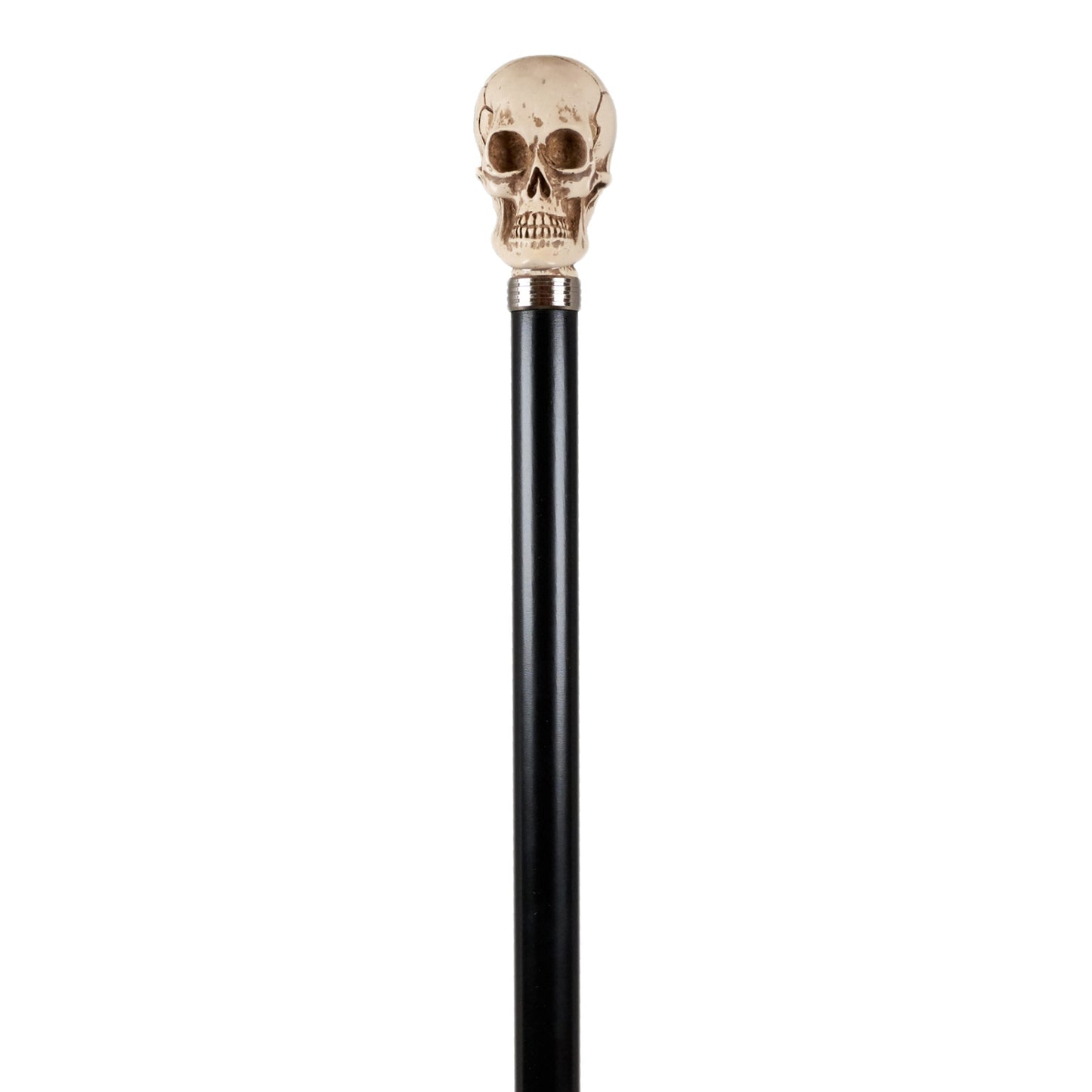 Resin Skull Cane, Imitation Ivory Spaserstokk