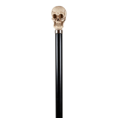 Resin Skull Cane, Imitation Ivory Spaserstokk