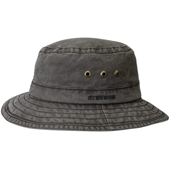 Stetson Bucket Organic Cotton Wide - Stetson, Dame, Hattebutikken.no
