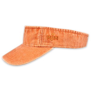 MJM Visor Dyed Cotton Twill Orange - MJM, Dame, Hattebutikken.no