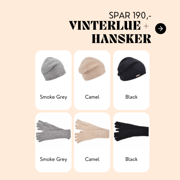 Seeberger Knit Headsock + Knit Finger Gloves - Seeberger, Dame, Hattebutikken.no