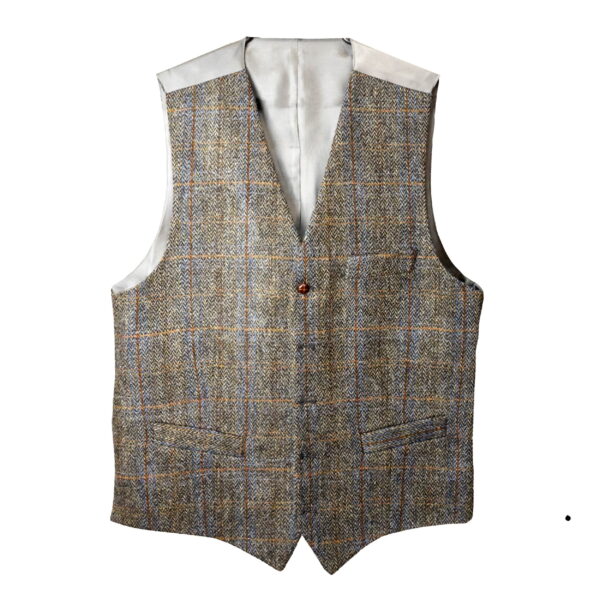 Vest Lee Check Harris Tweed - , Herre, Hattebutikken.no