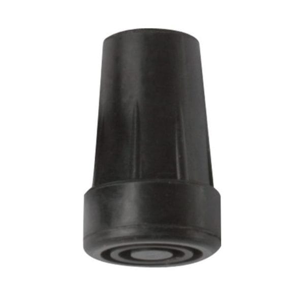 Gummidopsko Sort, 16mm Innvendig - Charles, Tilbehør, Hattebutikken.no